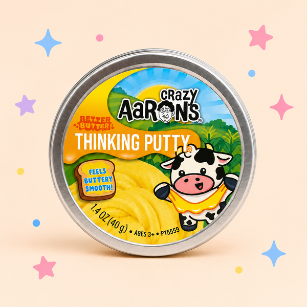 Crazy Aaron’s Better Butter Thinking Putty with pastel stars