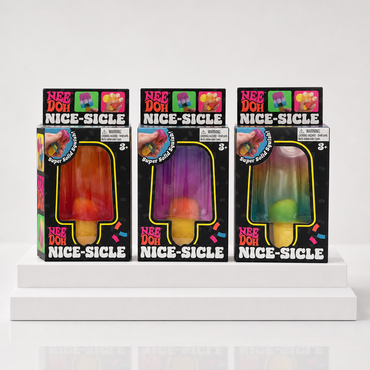 NeeDoh Nice-sicle three-color retail package assortment