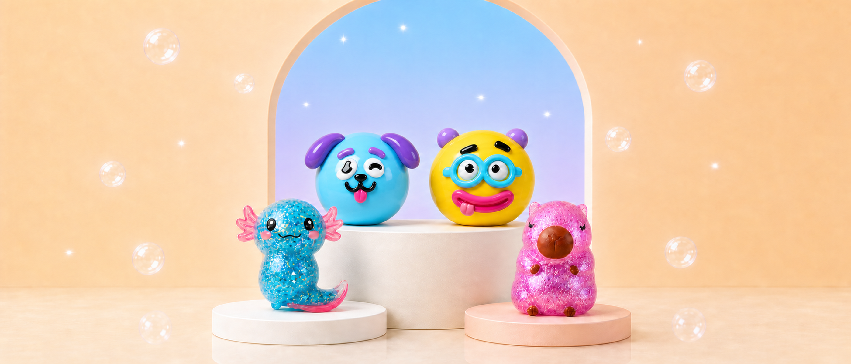 ORB Curiosities collection banner at Squish Planet
