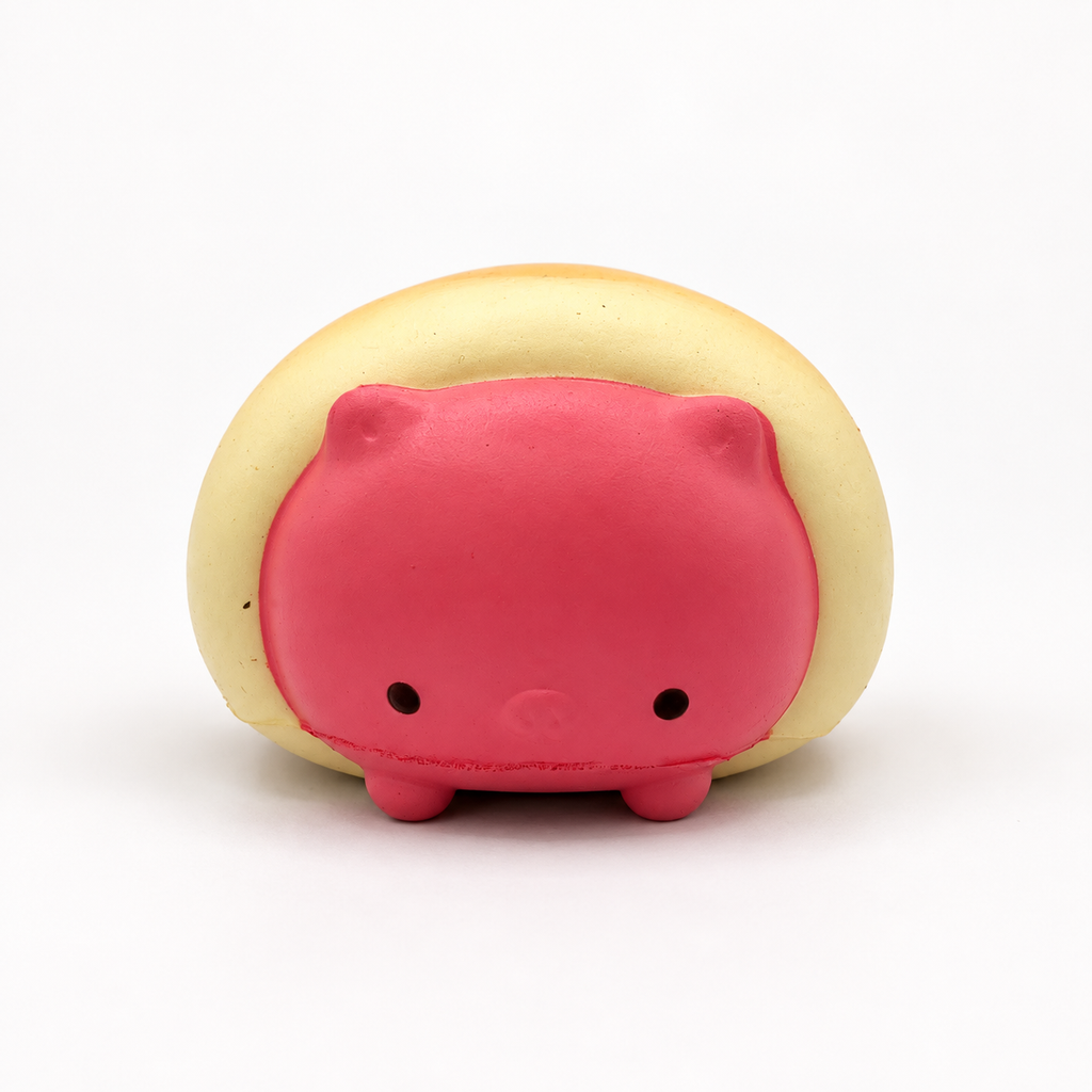 Nunu Kitty Sausage Bread Squishy Toy