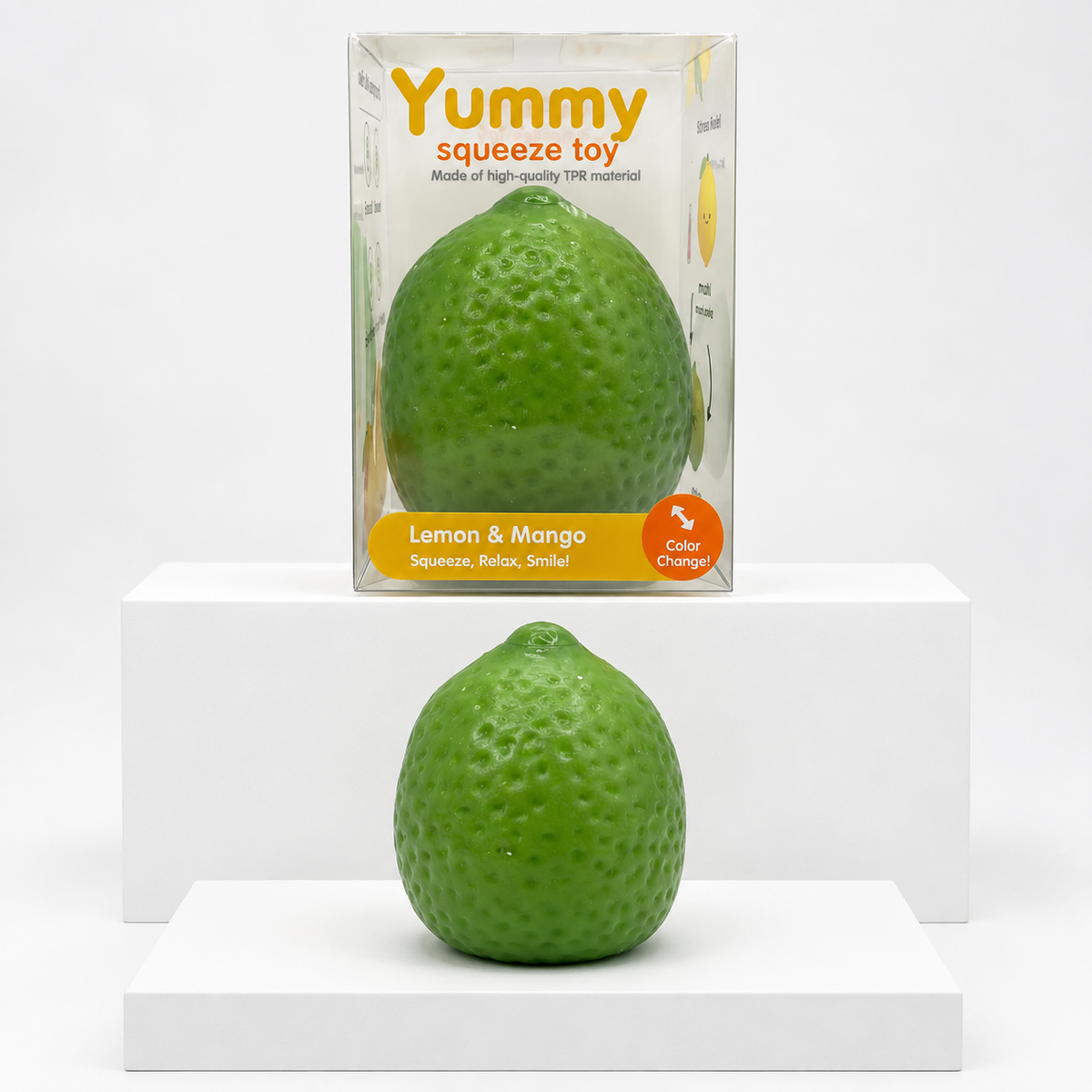 Yummy Crunchy Colour-Changing Fruit Squishy Toy