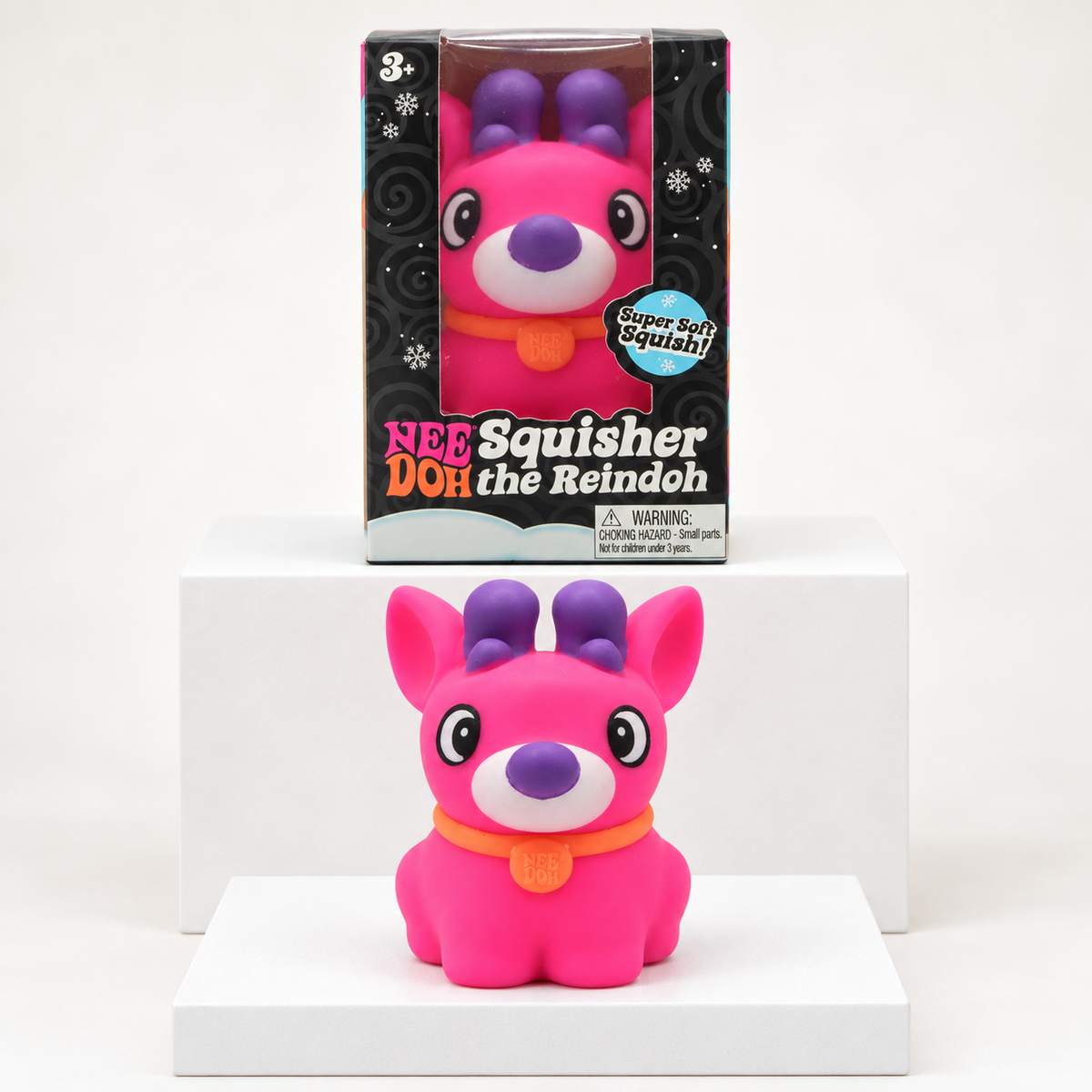 NeeDoh Squisher the Reindeer Squishy Fidget Toy