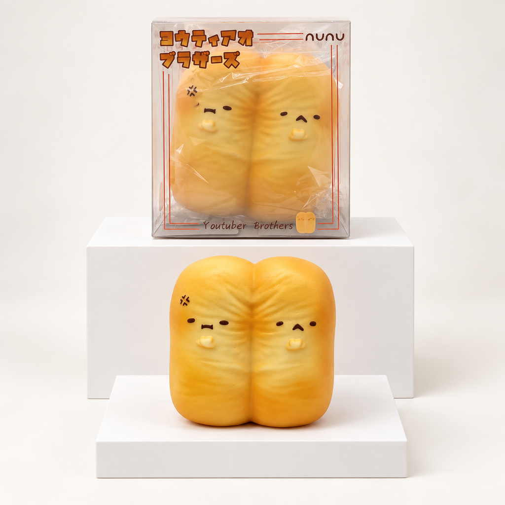 Nunu Duo Fried Dough Stick Squishy Toy
