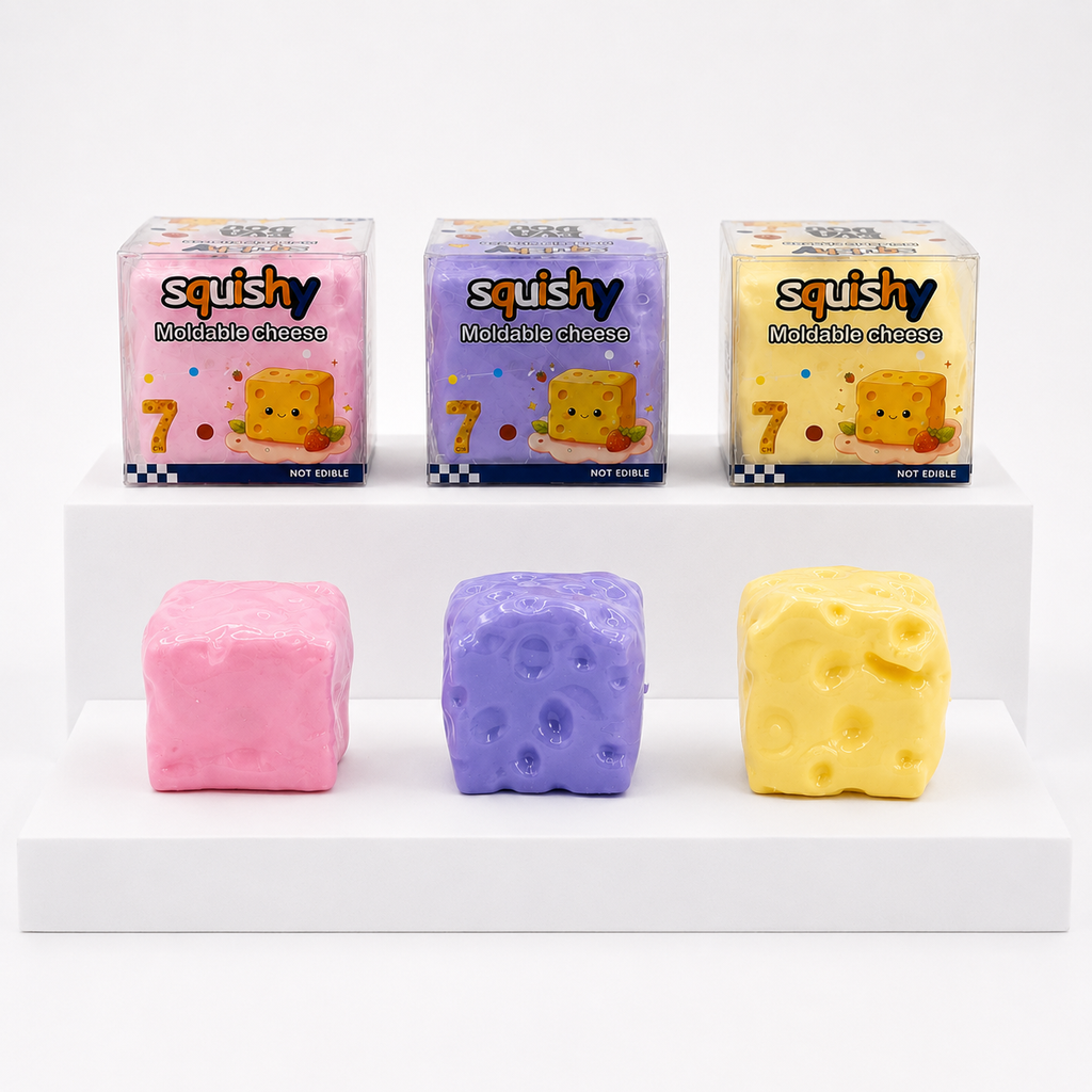Eva Dou Moldable Vaseline Cheese Squishy Toy