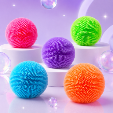 NeeDoh Teenie Fuzz Ball Squishy Fidget Toy Multi Pack