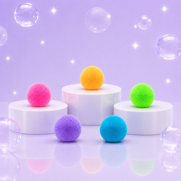 NeeDoh Fuzz Ball Velvet Squeeze Squishy Fidget Toy