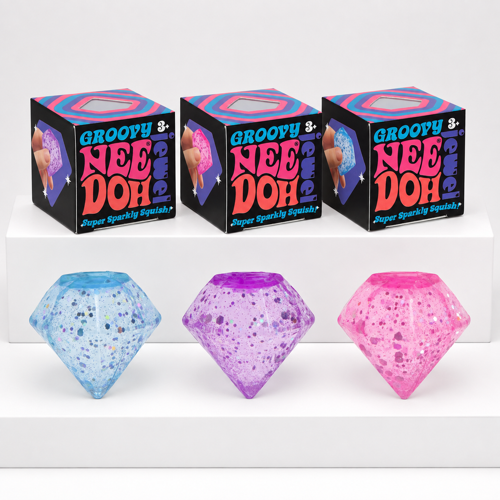 NeeDoh Groovy Jewel Mini Squishy Fidget Toy
