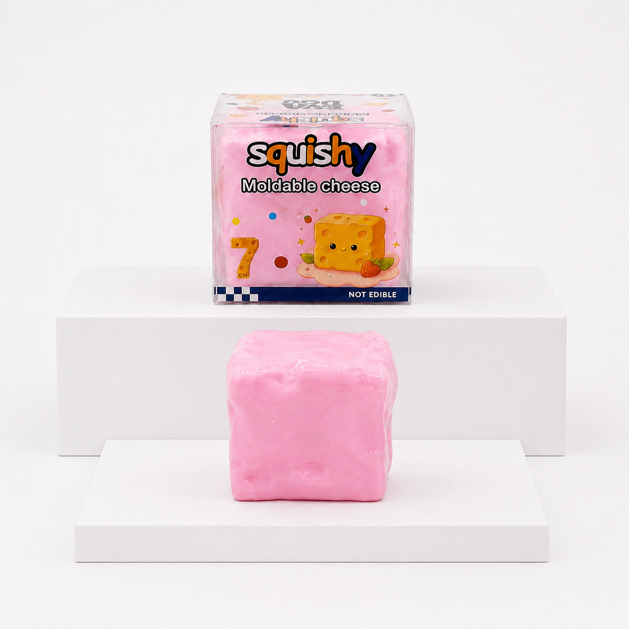 Eva Dou Moldable Vaseline Cheese Squishy Toy