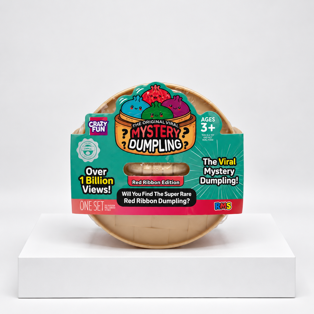 Crazy Fun Squishy Bun Rainbow Mystery (Mini Red Ribbon Dumpling) Blind Box