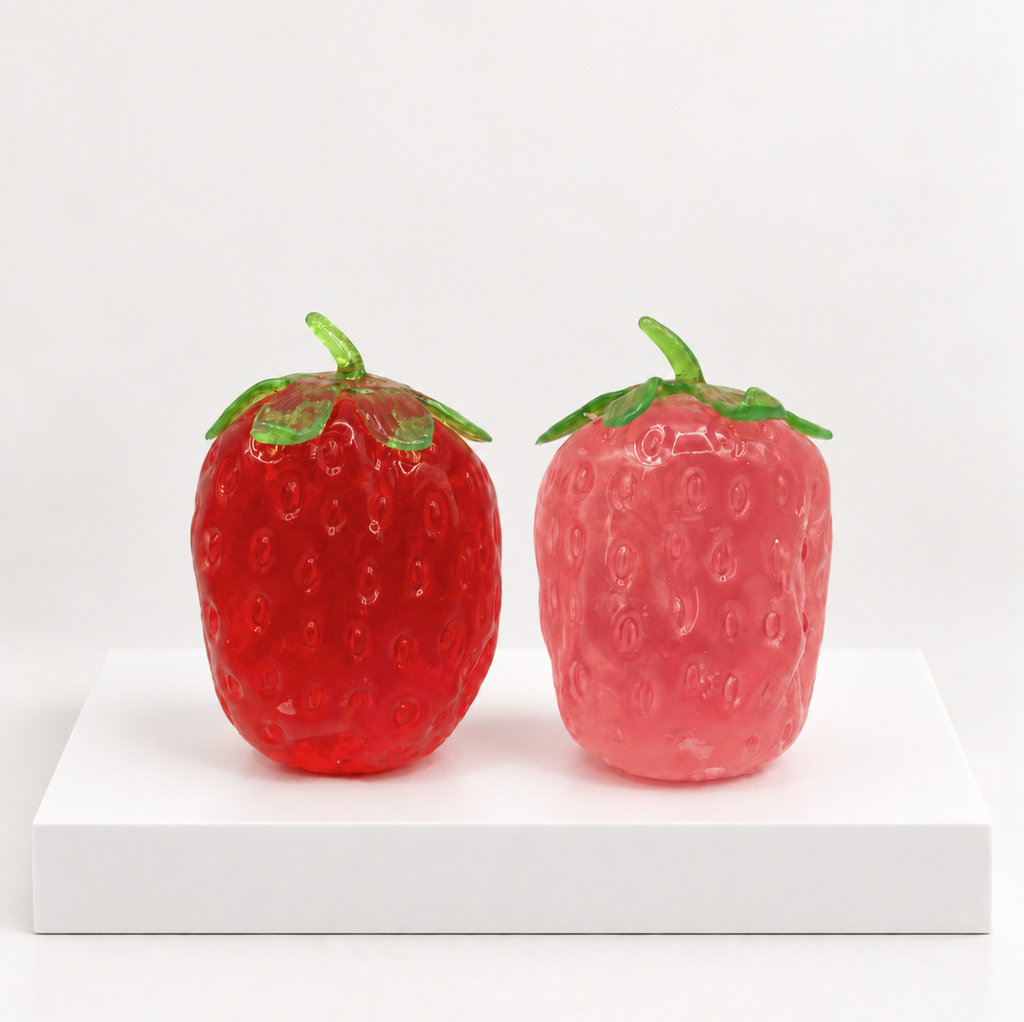 Moldable Vaseline Strawberry Squishy Toy