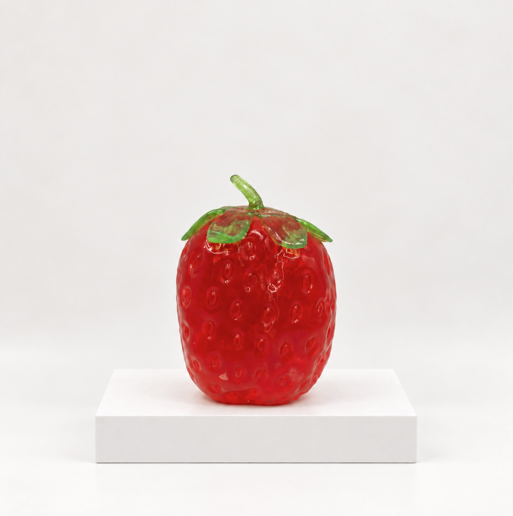 Moldable Vaseline Strawberry Squishy Toy