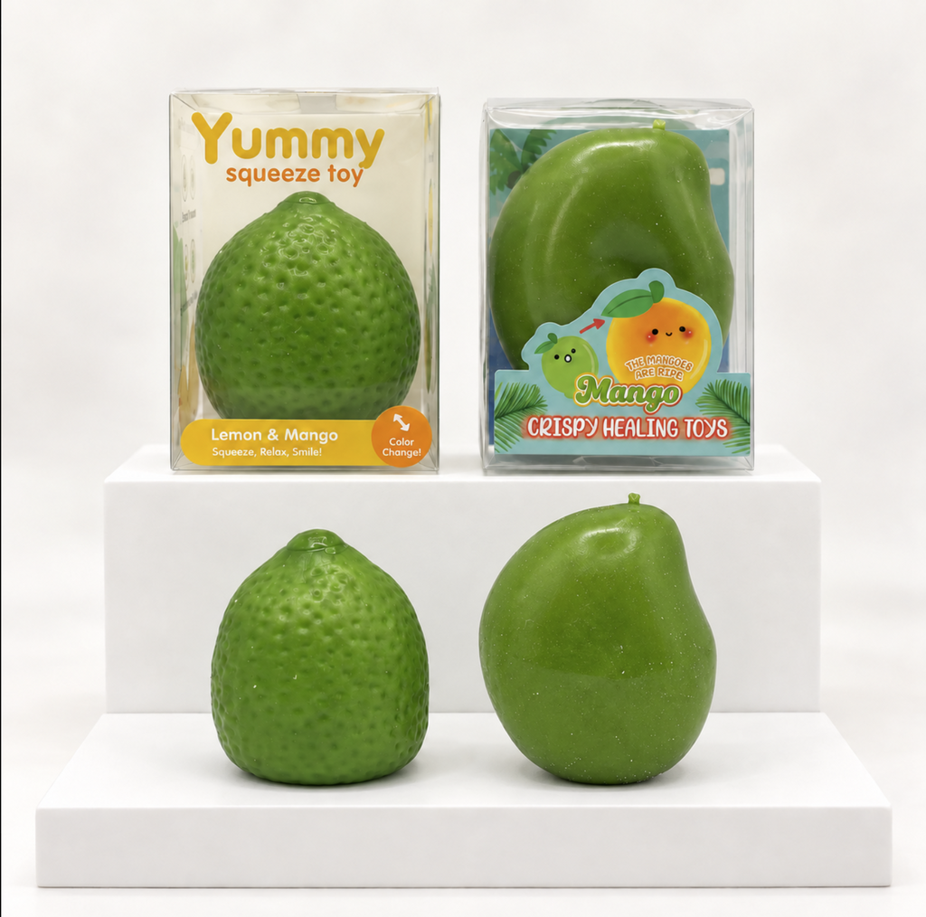 Yummy Crunchy Colour-Changing Fruit Squishy Toy