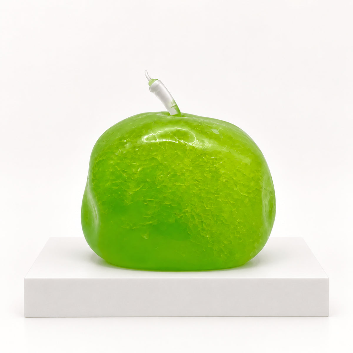 Crunchy Moldable Green Apple Squishy Toy