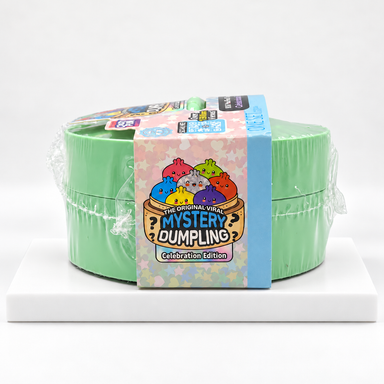 Green Mystery Dumpling celebration-edition container showing side wrap