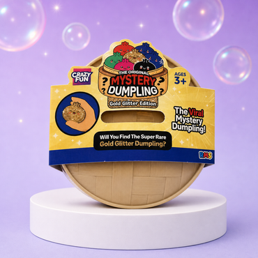 Crazy Fun Mystery Dumpling Gold Glitter Edition blind box packaging