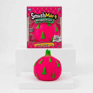 Crazy Fun Smush Mart Dragon Fruit Squishy Toy – hero product view