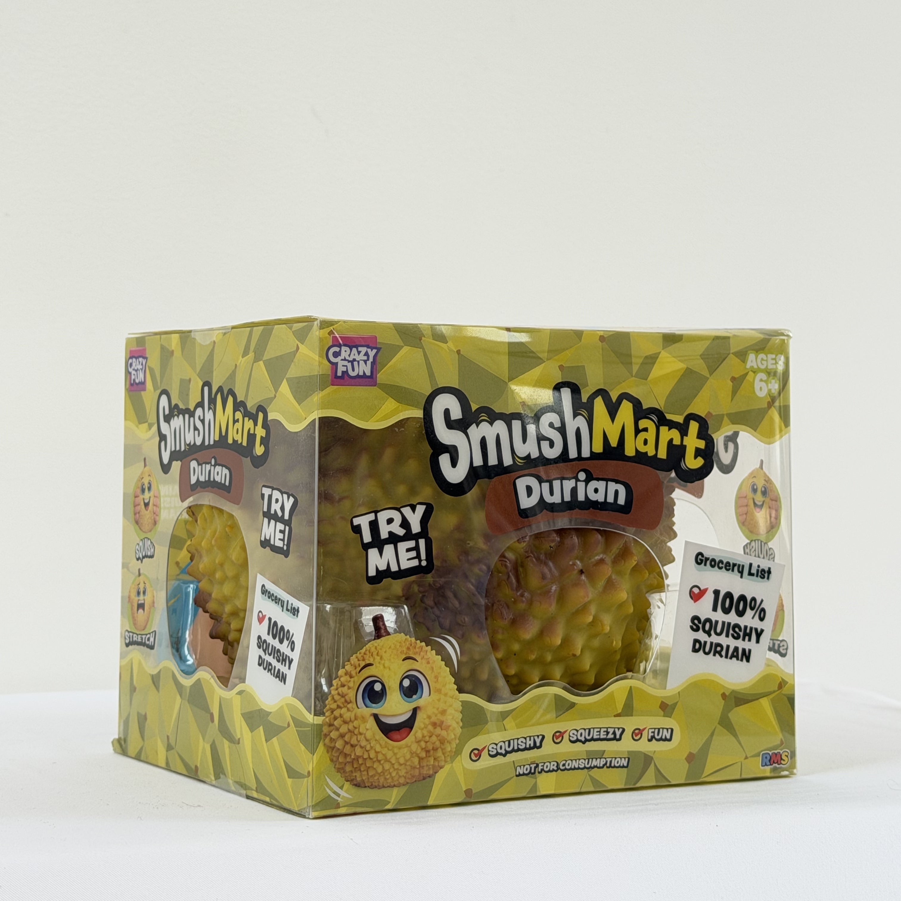 Crazy Fun Smush Mart Durian Fruit Squishy Toy – alternate product view