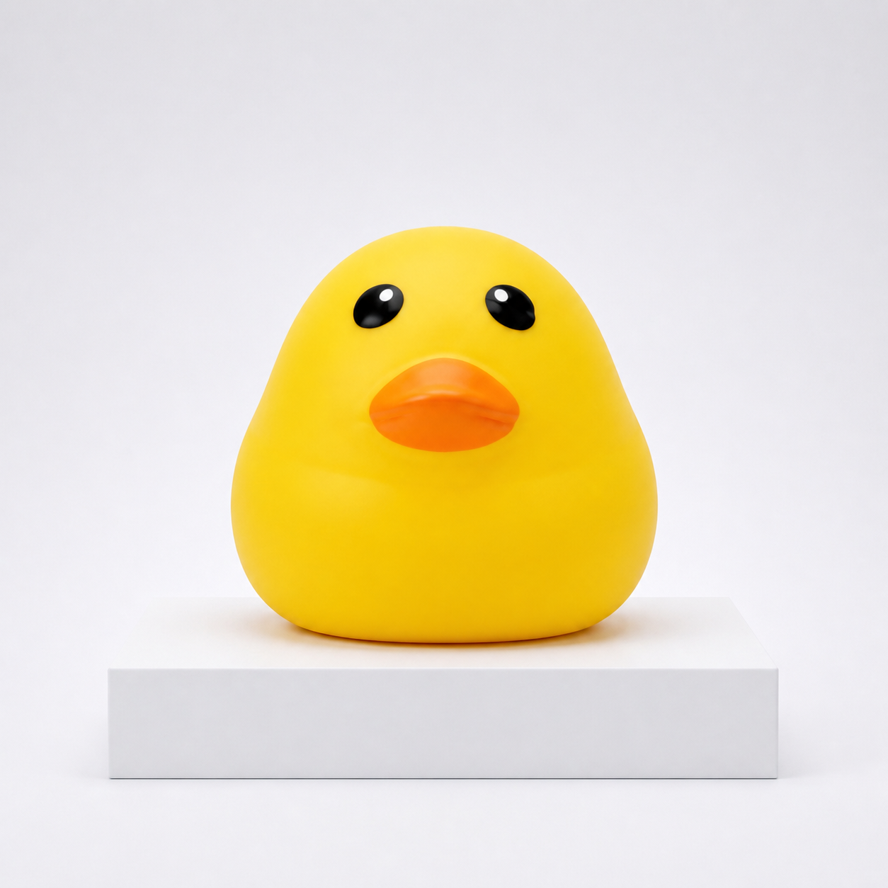 Crazy Fun yellow squishy duck stress toy