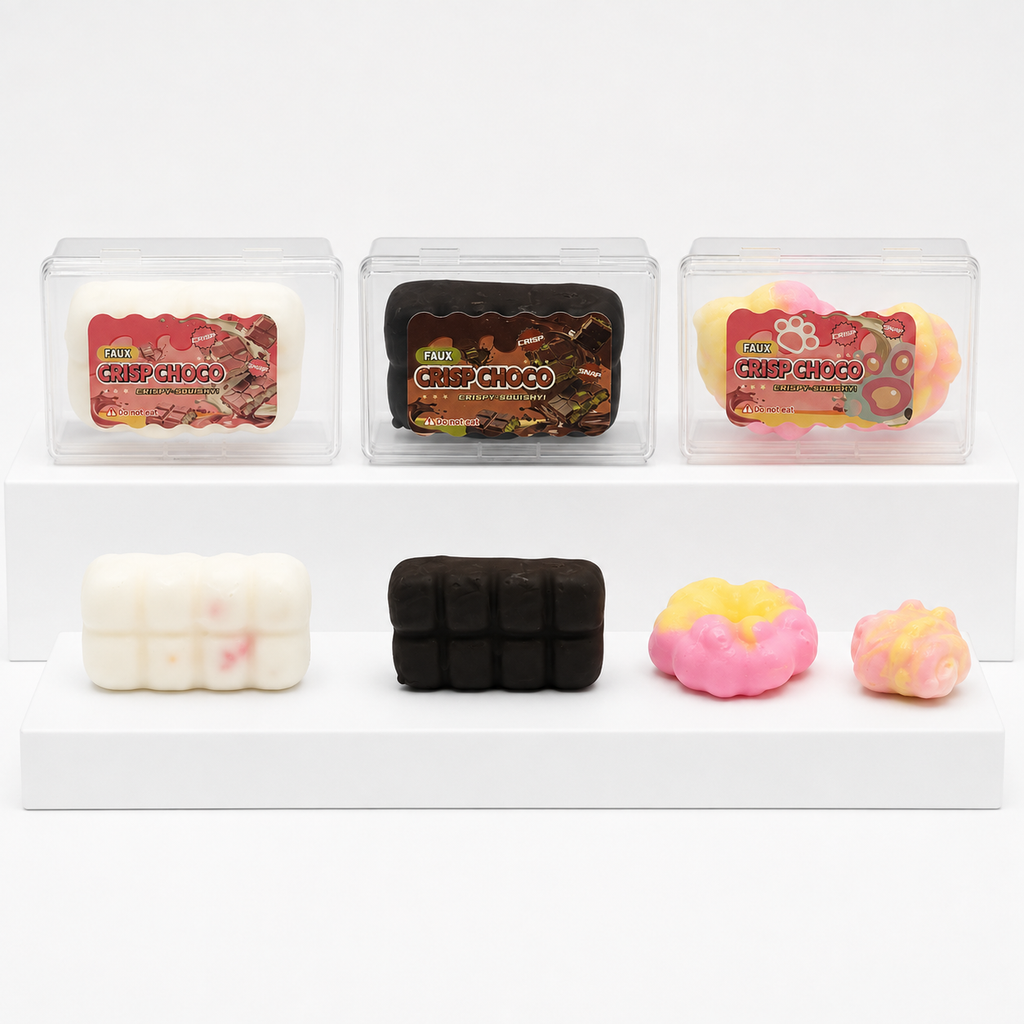 Crisp Choco Wax-Cracking Crunchy Squish Toy – main product view