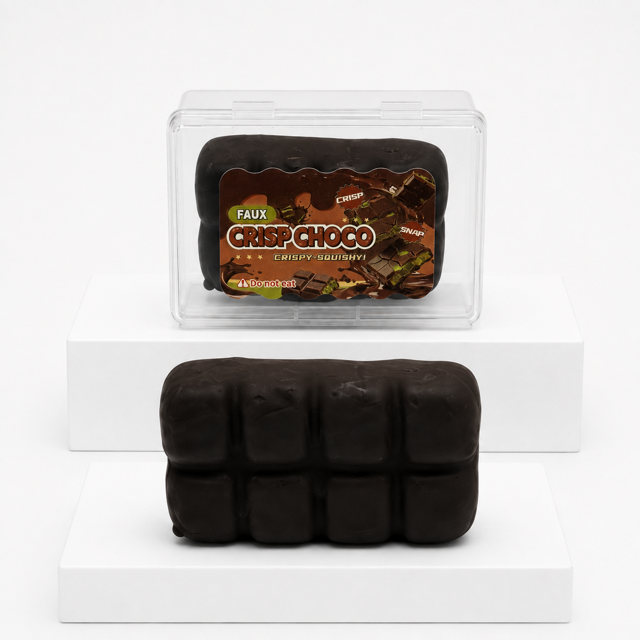 Crisp Choco Wax-Cracking Crunchy Squish Toy – alternate product view