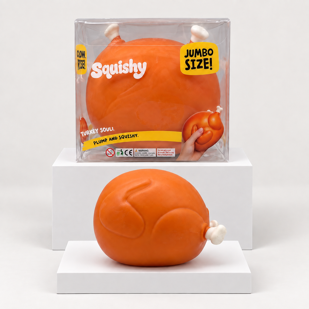 The Big Squij Turkey Slow-Rise Jumbo Squishy Toy