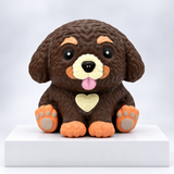 Crazy Fun Smush World Dogs Squishy Toy — Bernedoodle