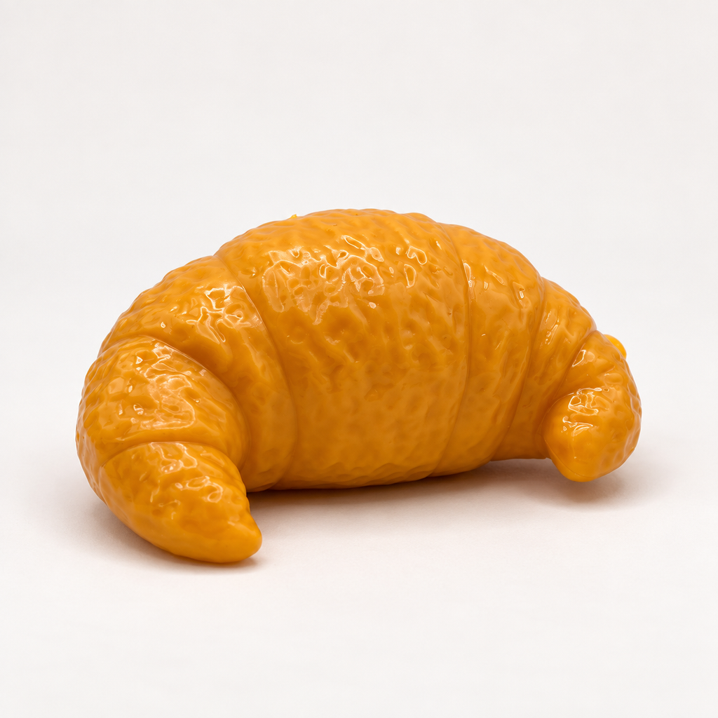 Crunchy Homemade Croissant Squishy Toy