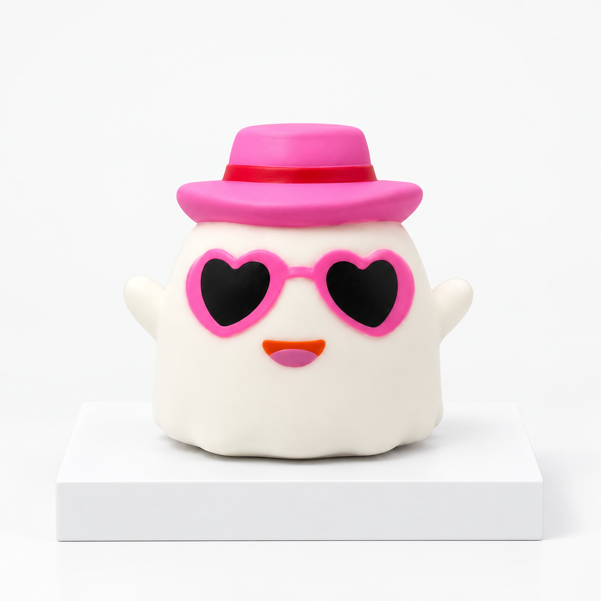 Crazy Fun Halloween Ghost Squishy Pink Cowboy Hat