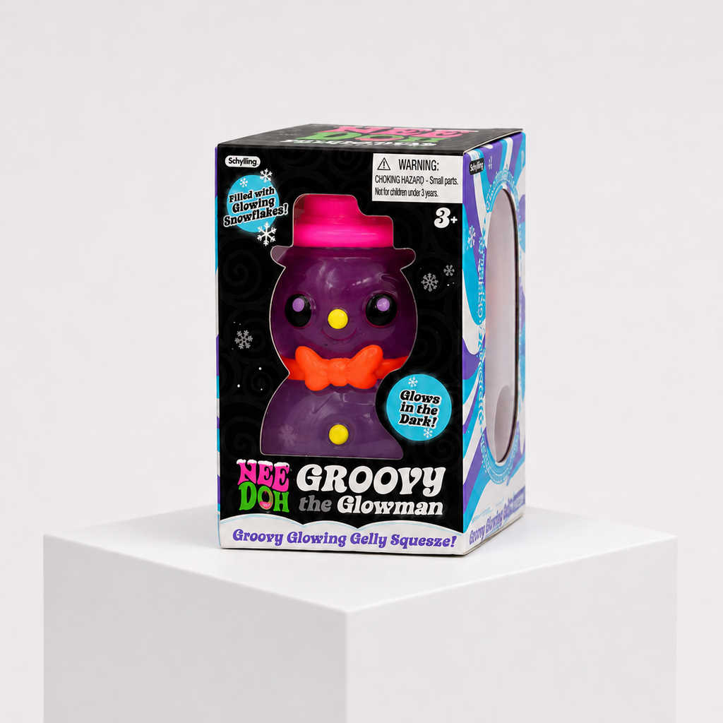 NeeDoh Groovy Glowman Squishy Fidget Toy