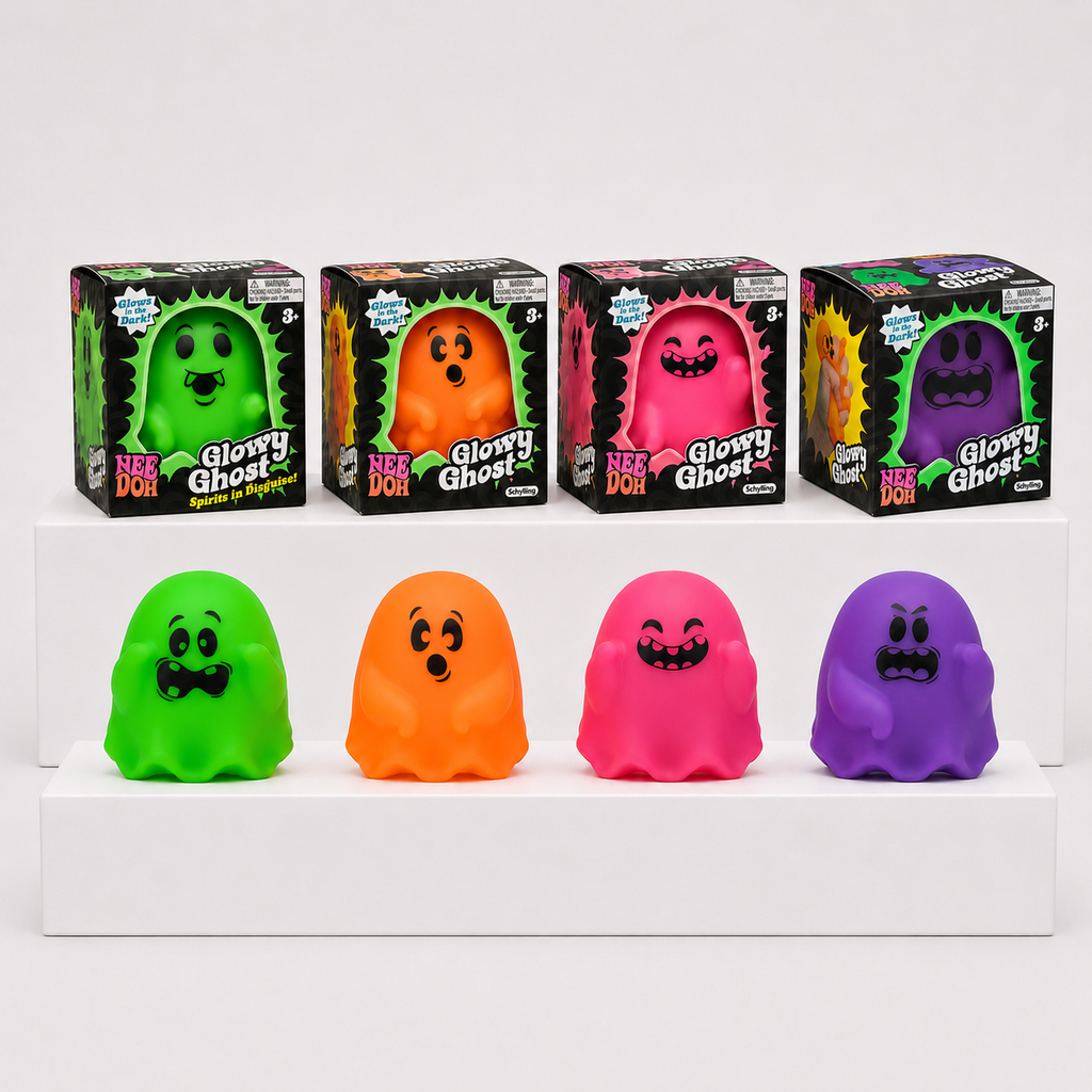 NeeDoh Glowy Ghost Squishy Fidget Toy