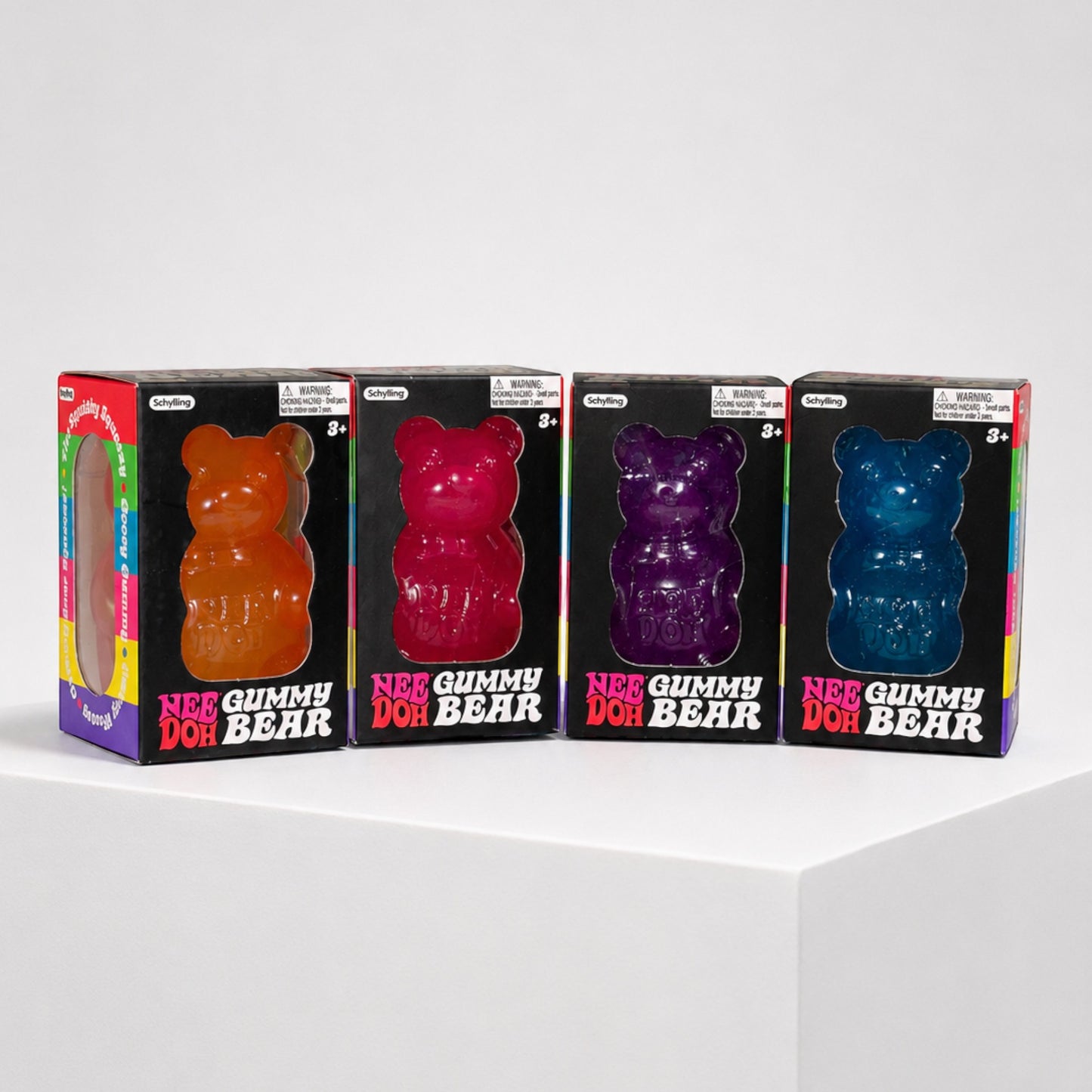 Squish Planet NeeDoh Gummy Bear Squishy Fidget Toy product image showing the NeeDoh squishy fidget toy for online shopping.