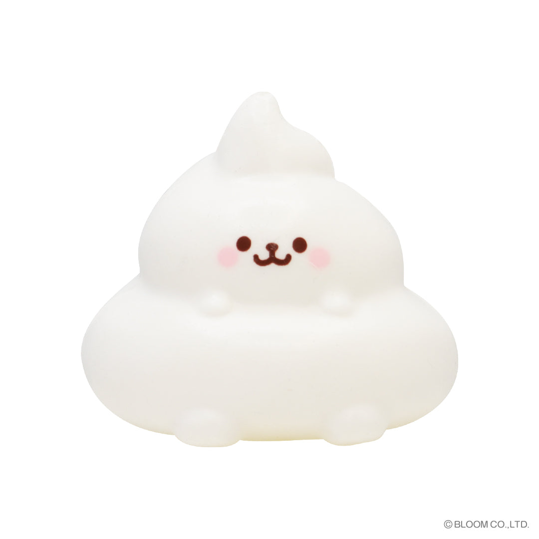 White iBLOOM Poocacaboo-2 squishy front view