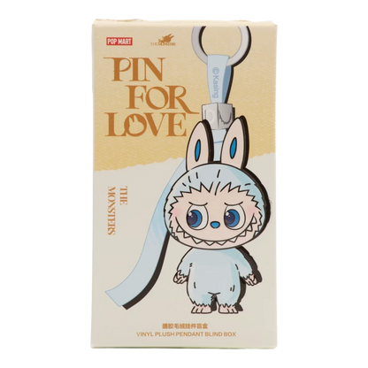 Pop Mart Labubu The Monsters Pin for Love Series Vinyl Plush Pendant (A-M) Single Blind Box