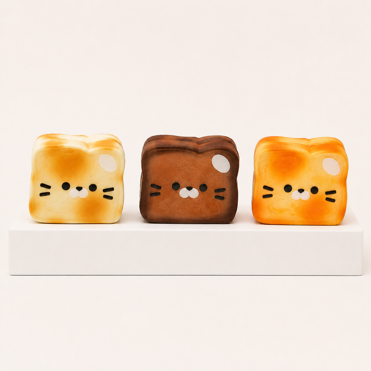 Kawaii Cat Slow Rising Scented Yogurt Toast Squish Toy – alternate product view