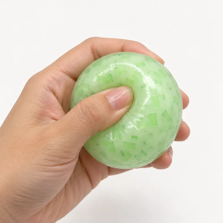 Matcha Bubble Tea Vaseline Ball Squishy Toy