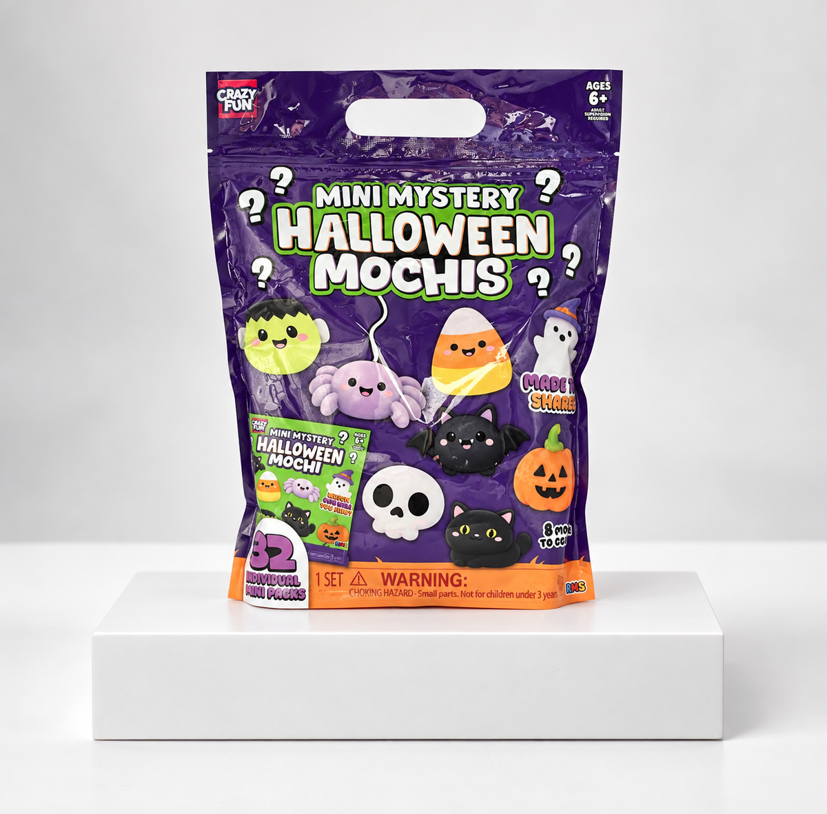Crazy Fun Mini Mystery Halloween Mochis 32-Pack