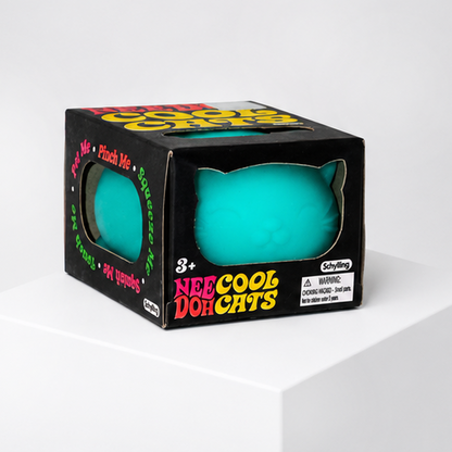 Squish Planet NeeDoh Cool Cat Squishy Fidget Toy product image showing the NeeDoh squishy fidget toy for online shopping.