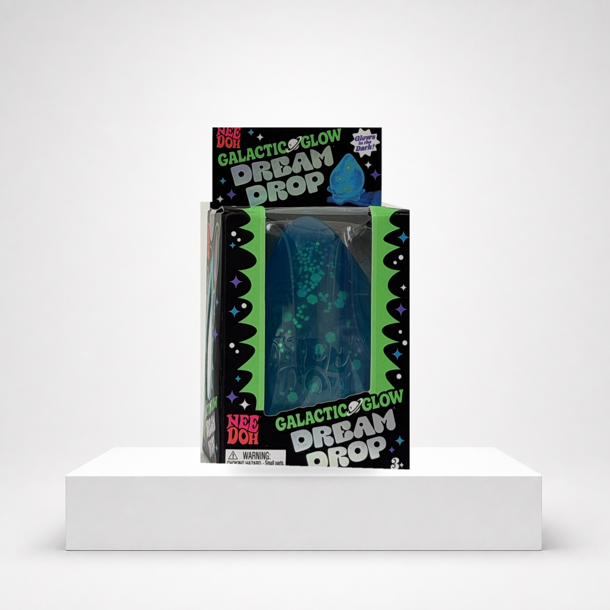 NeeDoh Galactic Glow Dream Drop Galacti-Blue retail package