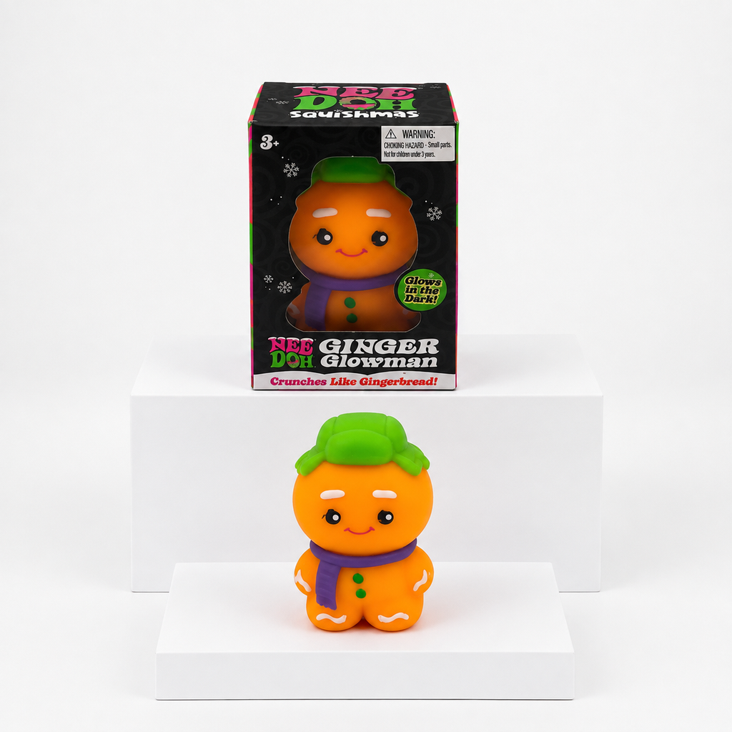 NeeDoh Ginger Glowman Squishy Fidget Toy – main product view