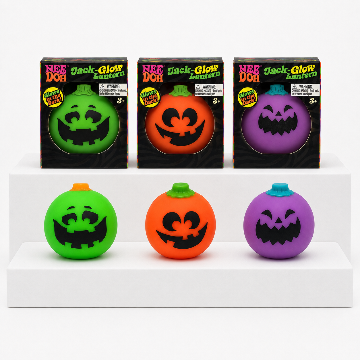 NeeDoh Jack-Glow Lantern Squishy Fidget Toy – main product view