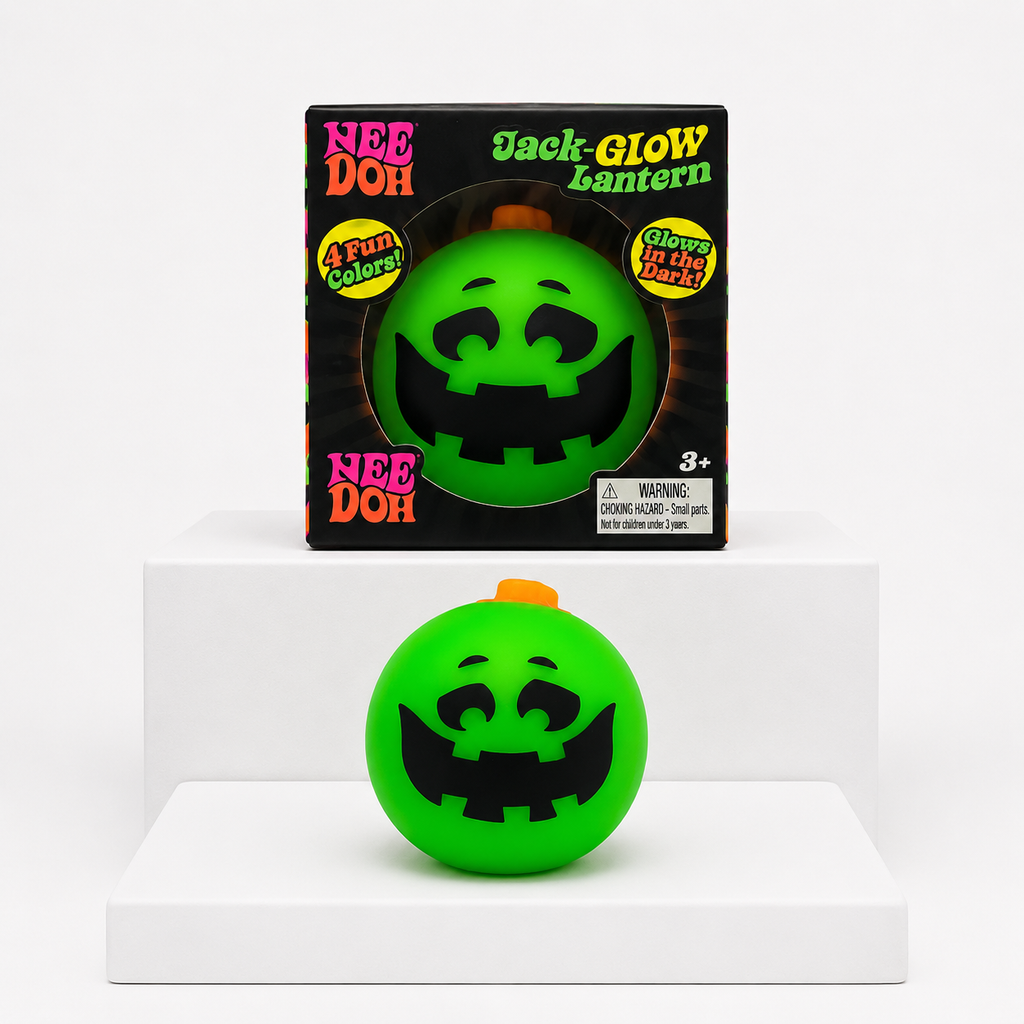 NeeDoh Jack-Glow Lantern Squishy Fidget Toy – detail view 2