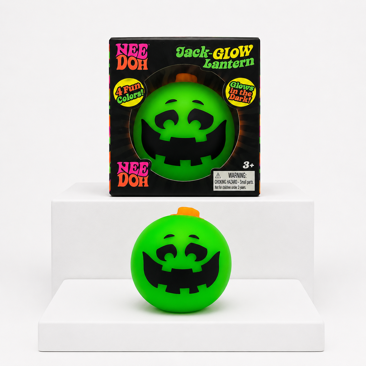 NeeDoh Jack-Glow Lantern Squishy Fidget Toy – detail view 2