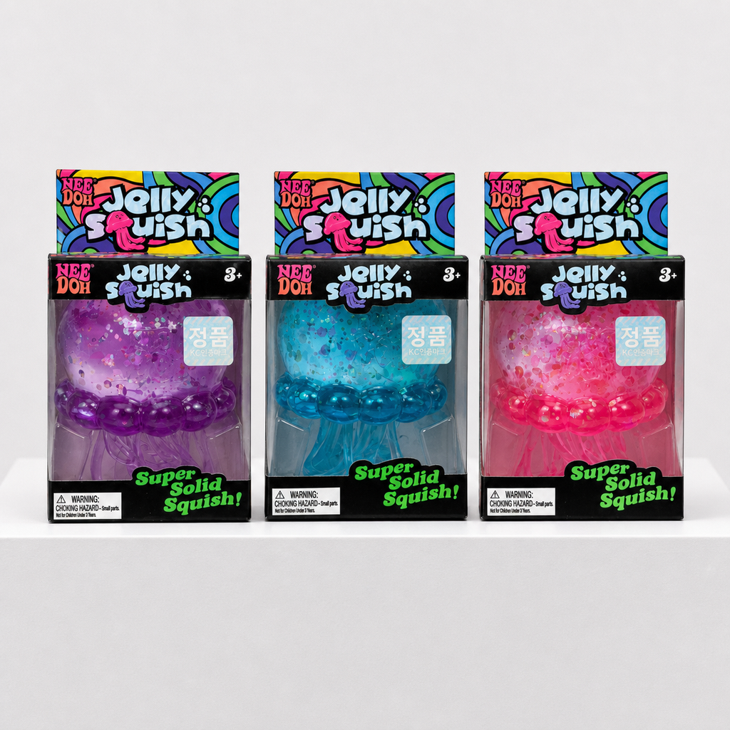 NeeDoh JellySquish Squishy Fidget Toy – packaging view