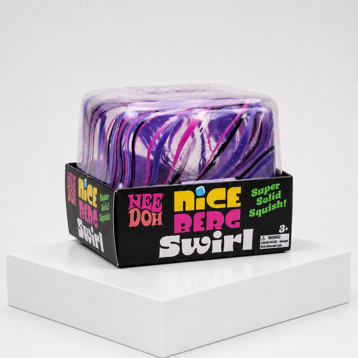 NeeDoh Jumbo Swirl Nice Berg Squishy Fidget Toy – detailed product view