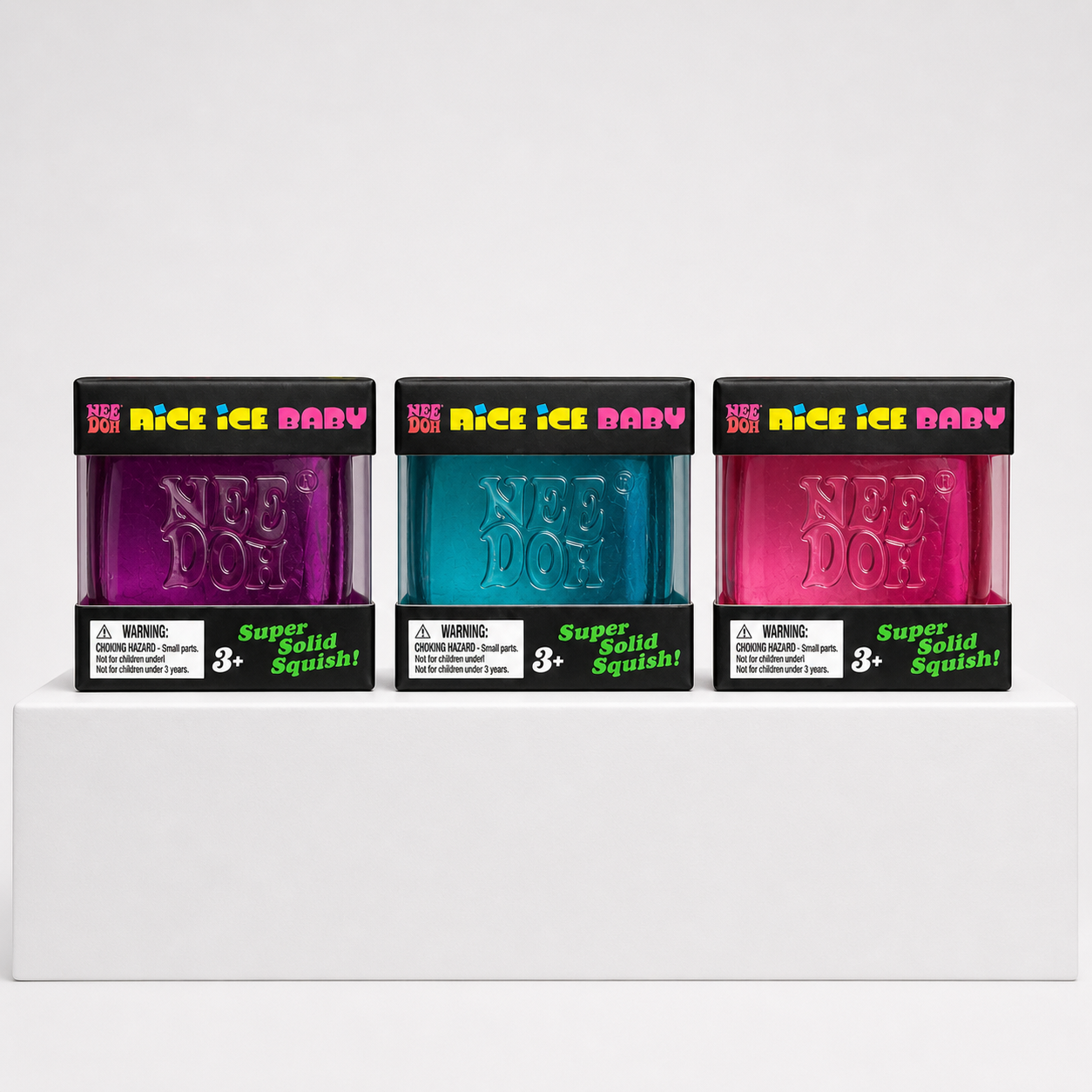 NeeDoh Nice Ice Baby Squishy Fidget Toy – packaging view