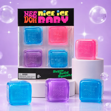 NeeDoh Nice Ice Baby Squishy Fidget Toy Set of 4 – hero product view