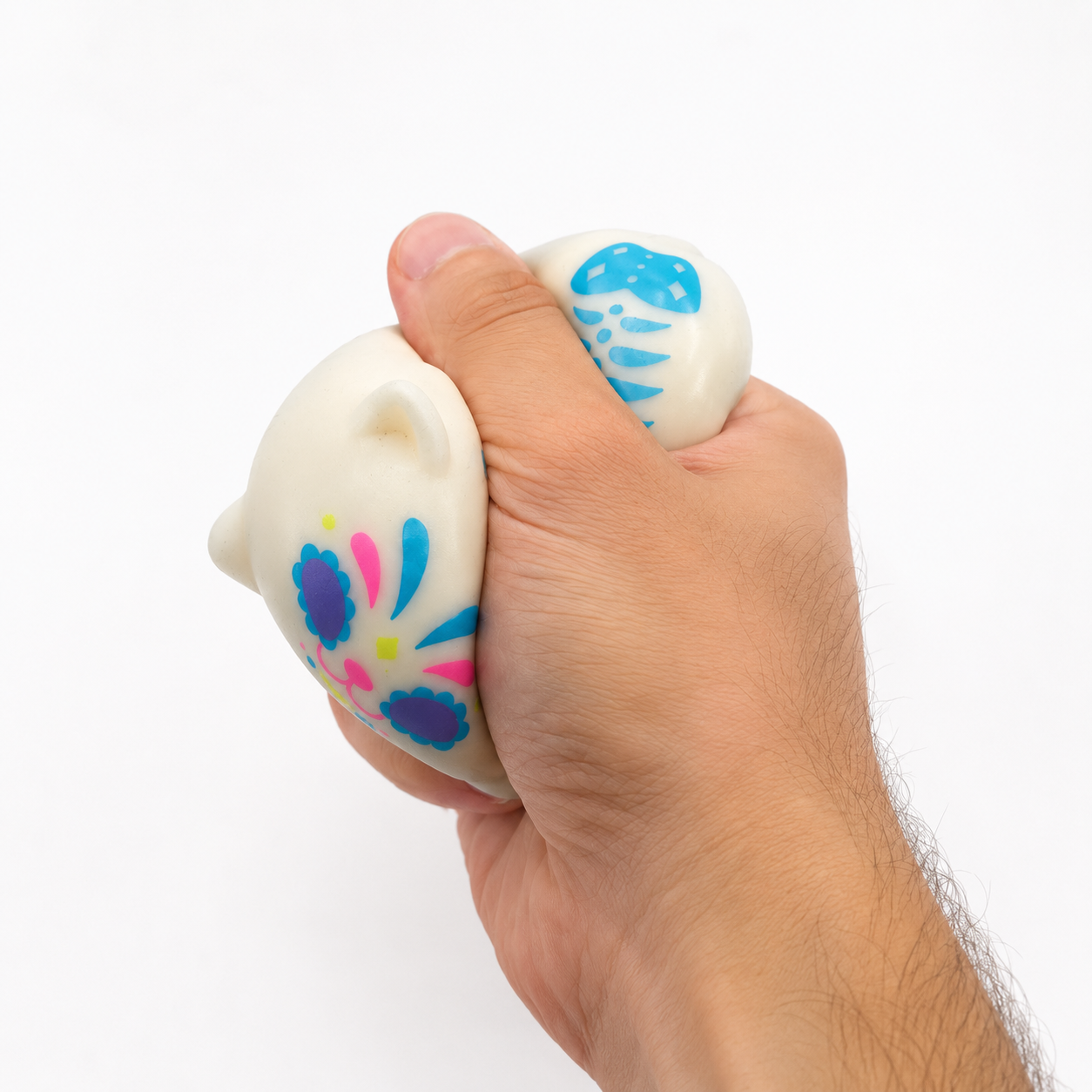 NeeDoh Sugar Skull Cool Cats Squishy Fidget Toy – detail view 4