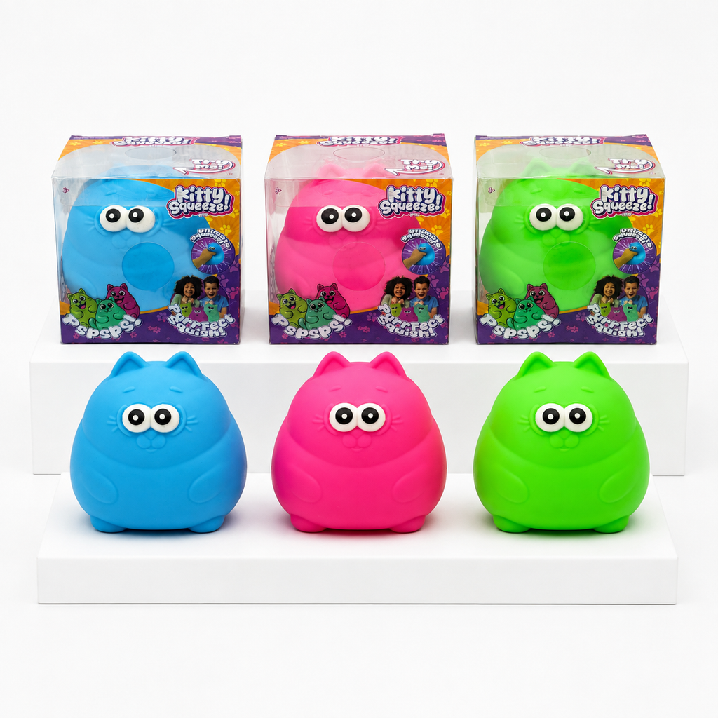 PPNC Kitty Squeeze Squishy Fidget Toy – main product view