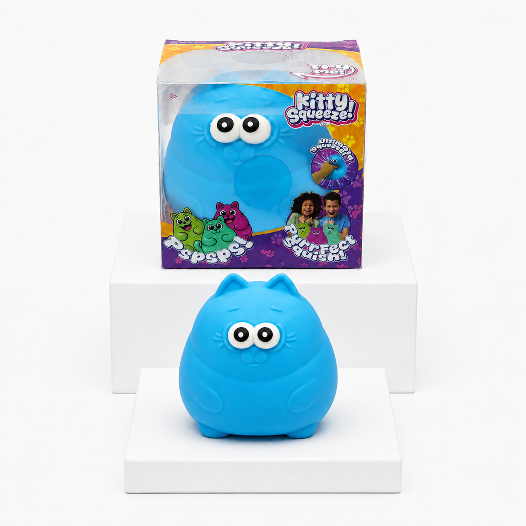 PPNC Kitty Squeeze Squishy Fidget Toy – detail view 1