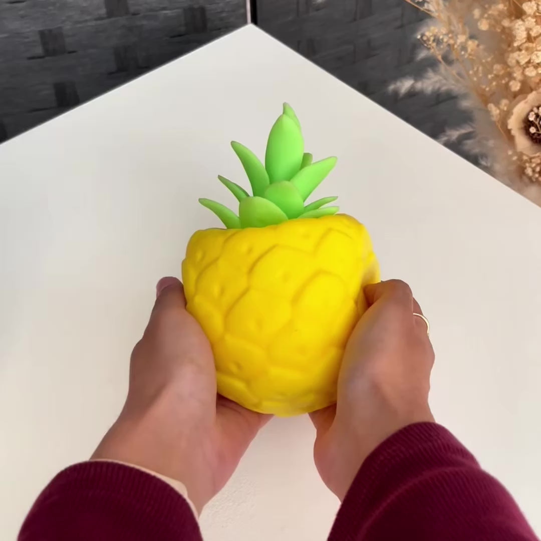 Sunny Days Entertainment Squeeezy Pineapple Sensory Fidget Toy